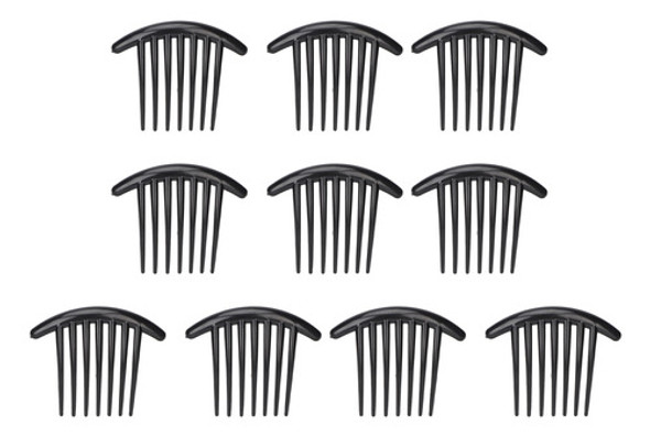 Pente Lateral De Cabelo De Plástico, 10 Peças, Clipe Para Ev 0
