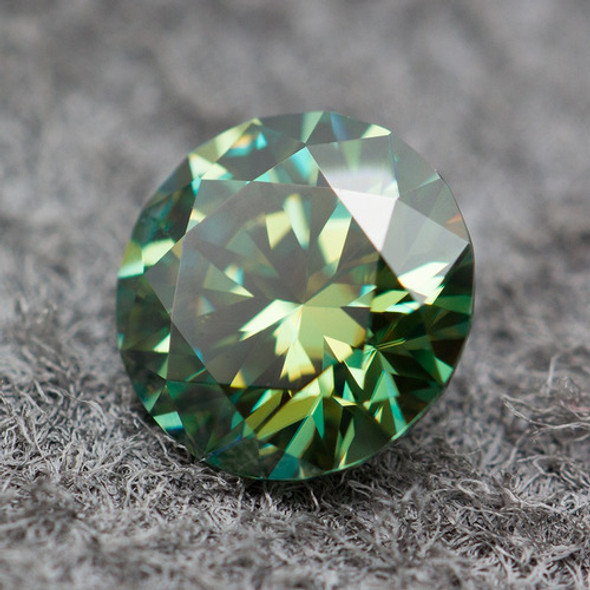 Diamante De Moissanita Verde De 0.5ct. 1
