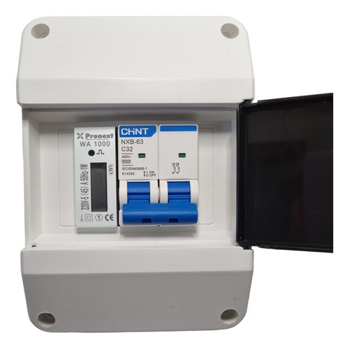 Tablero + Termica 2x32 + Medidor Monofasico 45a Wa 1000 0