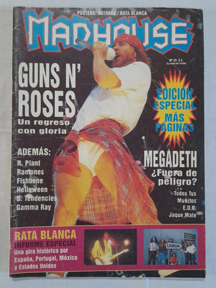 #z Revista  Madhouse N° 33 - Sin Poster 0