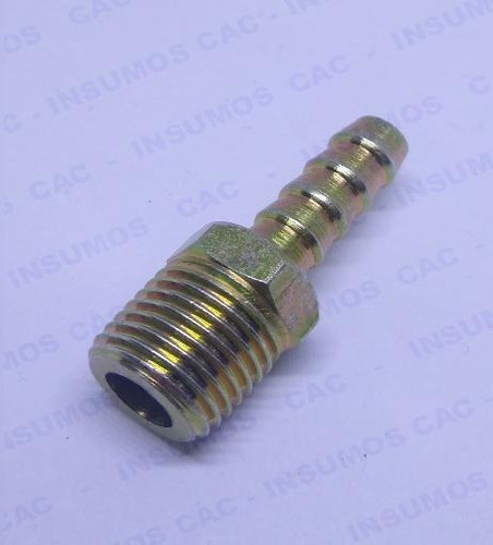 Racord Rosca Macho 1/2 P/manguera 12.7mm Acero Zinc 005-13 0