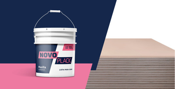 Masilla Para Placas De Yeso Novoplack X 15kg Durlock Lpu 1