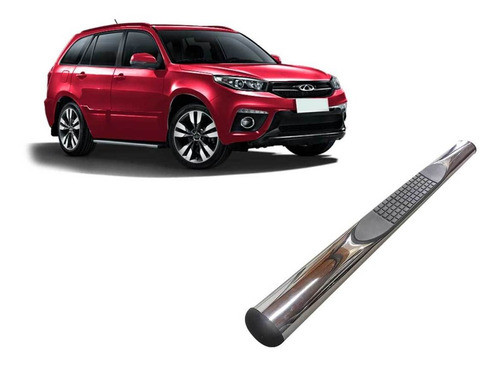 Defensa Trasera Acero Inoxidable Chery Tiggo 0