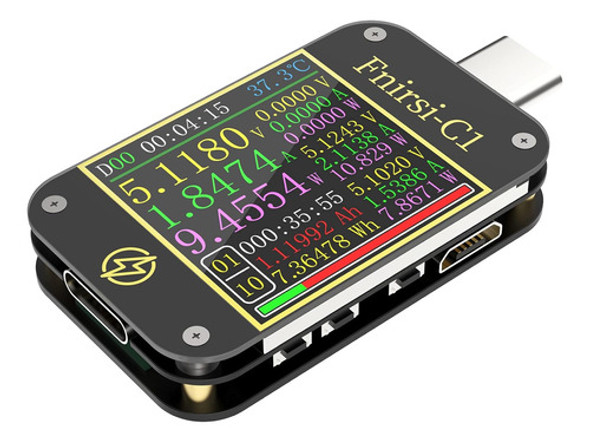 Probador Medidor Voltaje Corriente Usb Medidor Multímetro Ti 0
