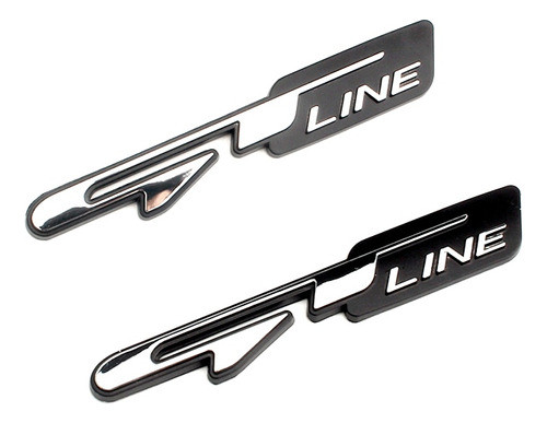 Par Emblemas Insignias Gt Line Para Peugeot 0
