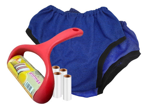 Bombacha Higienica Razas Grandes +kit Rodillo Y Repuesto X4u 0