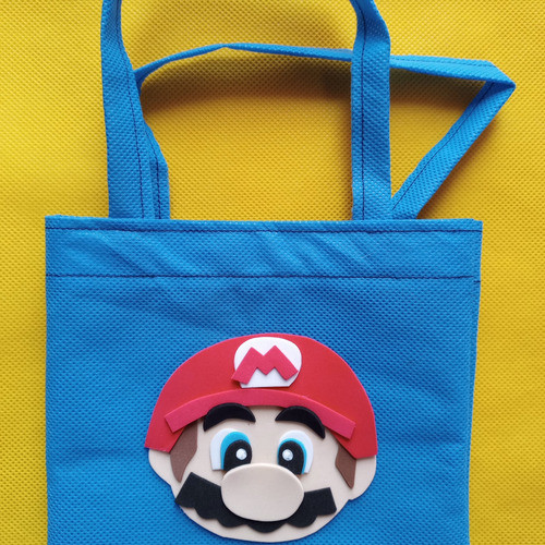 Bolsitas Golosinera Mario Bros X 10 Unidades En Friselina 1