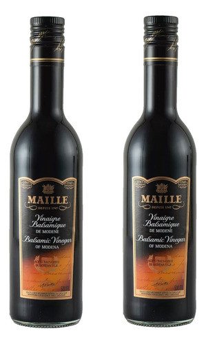 Combo 2 Botellas Aceto Balsamico Maille De Modene X 500ml 0