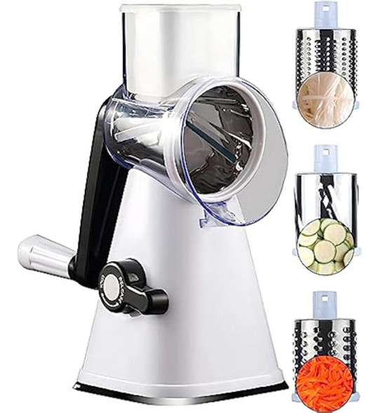 Rallador Rotativo De Queso, Rebanador De Verduras 0 Rallador Rotativo De Queso, Rebanador De Verduras 0