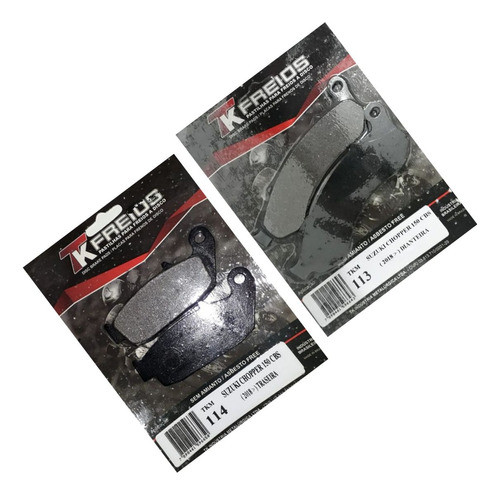 Kit Pastilha De Freio Suzuki 150 Chopper  Cbs Ano 2018 2019 0