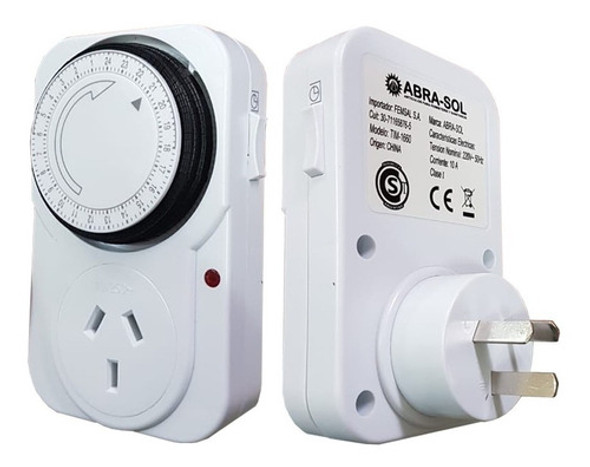 Timer 24 Hs Programable Temporizador Abra-sol 0
