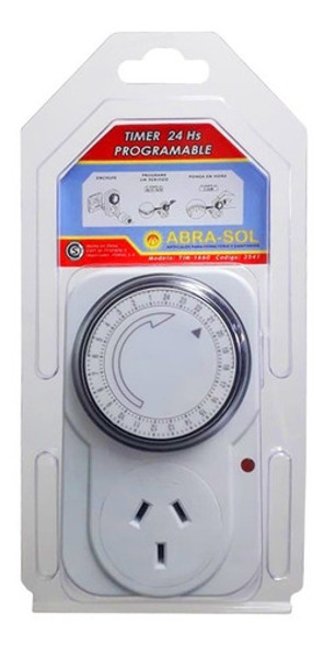 Timer 24 Hs Programable Temporizador Abra-sol 1