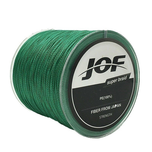 Linha Pesca Multifilamento Jof 500 Metros 0.20mm 22 Lb Verde 0