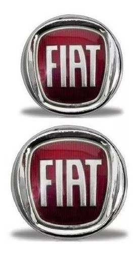 Emblema Fiat Para Grade+ Emblema Fiat Mala Para Punto +brind 0