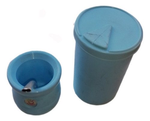 Set Juego Mate Más Yerbero Plastico  Por Mayor 1