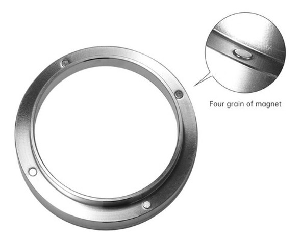 Anillo Dosificador Cafe Barista 51mm Con Iman Integrado Alum 1 Anillo Dosificador Cafe Barista 51mm Con Iman Integrado Alum 1
