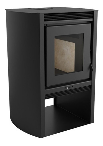 Estufa Calefactor Leña 78m2 Kit Codos + Kit Caños Acero Inox 1