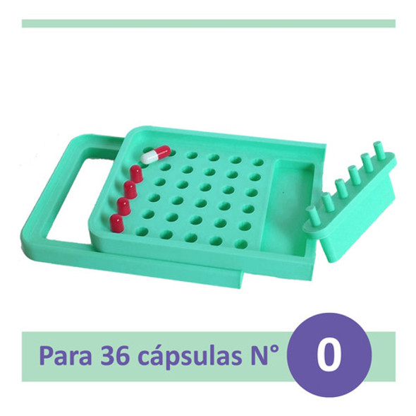 Encapsuladora Manual N°0 + 250 Cápsulas Vacías N°0 1