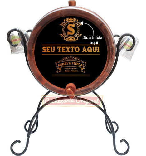 Barril De Jequitibá 6 Litros - Seu Texto 1 1