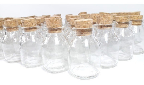 10 Frascos Penicilina De Vidros 50ml Com Tampa De Rolha 0