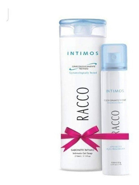 Kit Sabonete Intimo Feminino Racco + Desodorante 0
