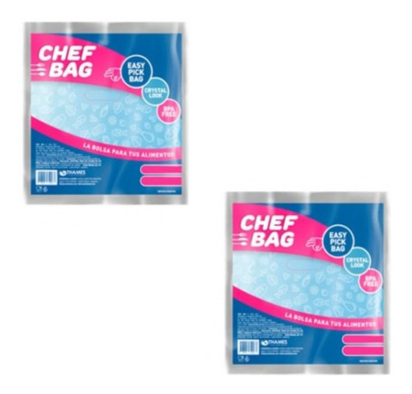 Bolsa Para Alimentos Chef Bag 20x25cm X75u. 0 Bolsa Para Alimentos Chef Bag 20x25cm X75u. 0