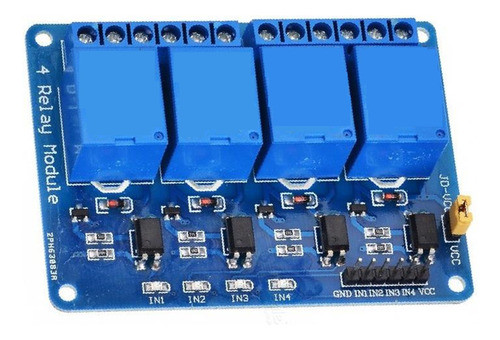 Modulo Relay Rele 4 Canales 5v Compatible Arduino Emakers 1
