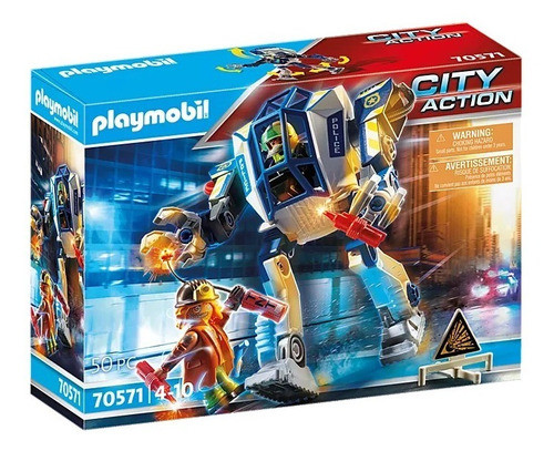 Playmobil City Action 70571 Robot Policia Operacion Especial 0