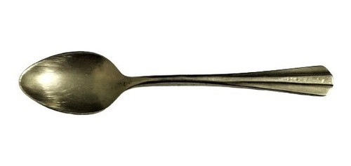 Antigua Cuchara De Postre De Alpaca 0