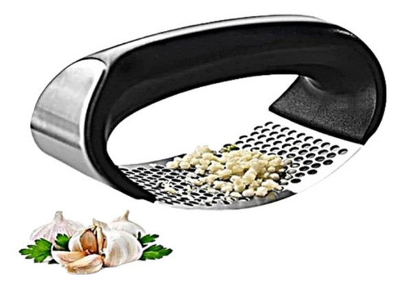 Prensa Pica Cortador Ajo A.inox Manual Mango Multiuso -caba- 0 Prensa Pica Cortador Ajo A.inox Manual Mango Multiuso -caba- 0