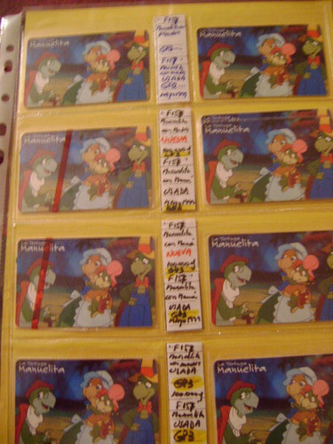 Tarjeta Telefonica Coleccion Manuelita 3 Serie F157 Gp3 Us 2 0