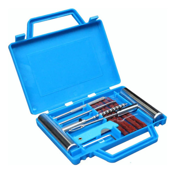 Kit Remendo Ferro Reparo Macarrão Pneu Carro Moto S/ Câmara 1