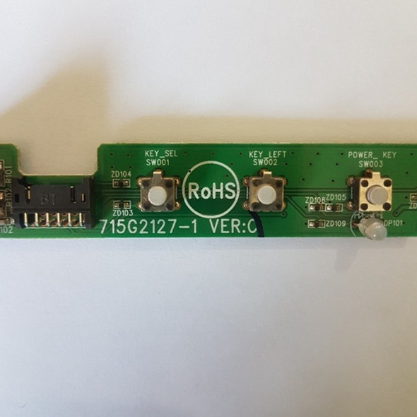 Placa Teclado Funções Monitor Positivo 912vwa-p /715g2127-1 0