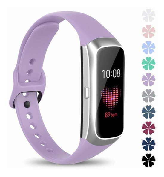3 Mallas Para Galaxy Fit Sm-r370 Morado / Rosa / Azul Marino 1