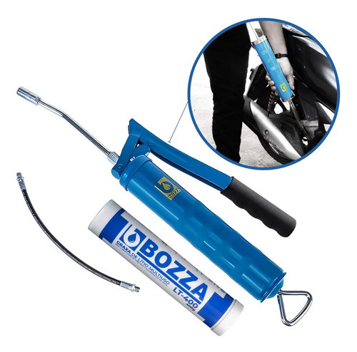 Bomba Manual + Cartucho De Graxa 500g - Bozza 0