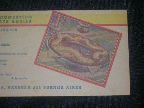 Recetario Domestico Chocolate Aguila Saint Hnos Nro 231 1