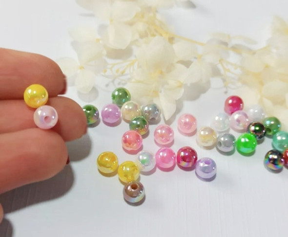 Cuentas Bijuterie Abalorios 6mm X 200 Unidades Mixtas 0 Cuentas Bijuterie Abalorios 6mm X 200 Unidades Mixtas 0