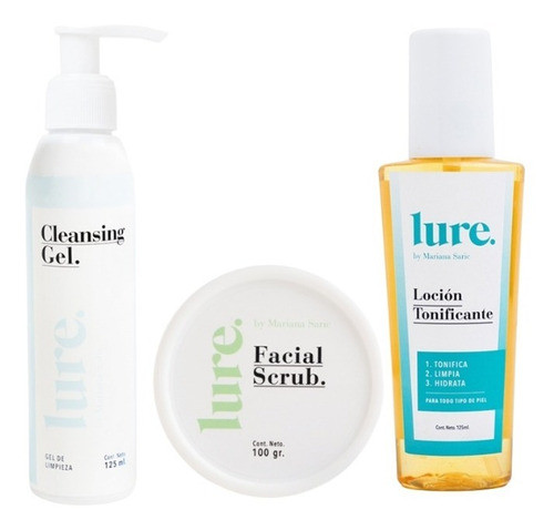 Kit Rutina Limpieza Profunda Lure Gel Tonico Exfoliante 0