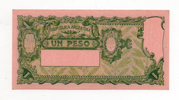 Billete 1 Peso Moneda Nacional Progreso Bottero 1818 Ex+ 1