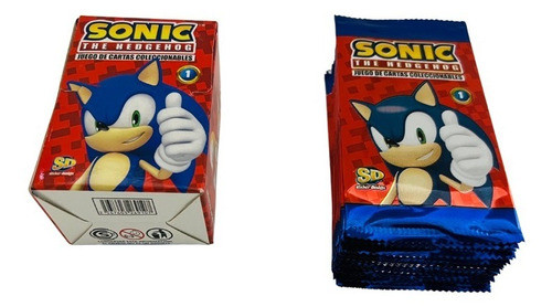 Sonic Mazo De Cartas + 60 Sobres - Original 1
