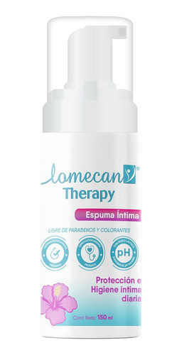 Espuma Íntima Higiene Diaria Lomecan V Therapy 150 Ml 0