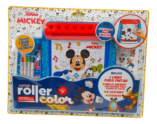 Super Libro Roller Para Colorear Disney Jr. Mickey 5979 0