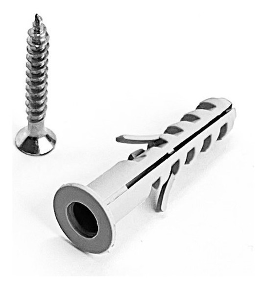 Kit Fijacion N8  (500 Tarugos N8 C/tope + 500 Fix 5.0x45) 0