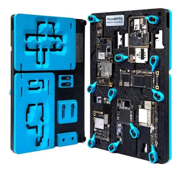 Plataforma De Soldadura + Stencil 6 En 1 iPhone X-11 Qianli 0