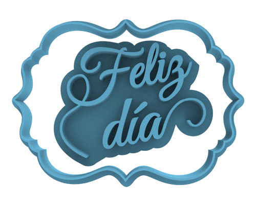 1159 Feliz Día Tag Cortante Para Galletas 0