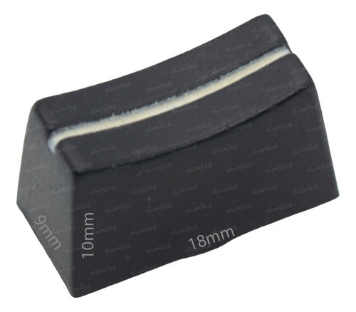 5 Perillas Potenciometro Deslizable Consola 18x9x10 Eje Plas 0