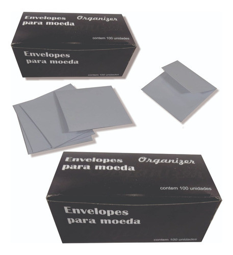 Envelopes De Papel Para Moedas Cx 100 Und 0