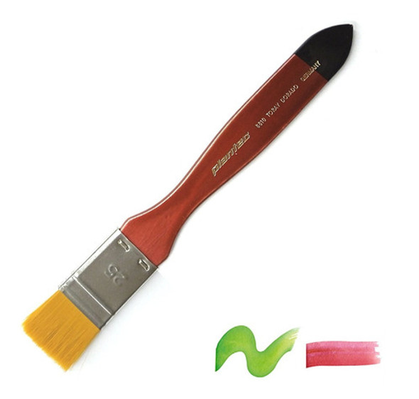 Pinceleta Plantec 8810 Pelo De Fibra Sint Dorada Toray 25 Mm 0 Pinceleta Plantec 8810 Pelo De Fibra Sint Dorada Toray 25 Mm 0