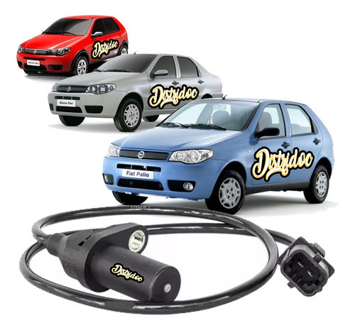 Sensor Rpm Cigueñal Fiat Palio Siena Uno Idea 1.4 2 Pines 0
