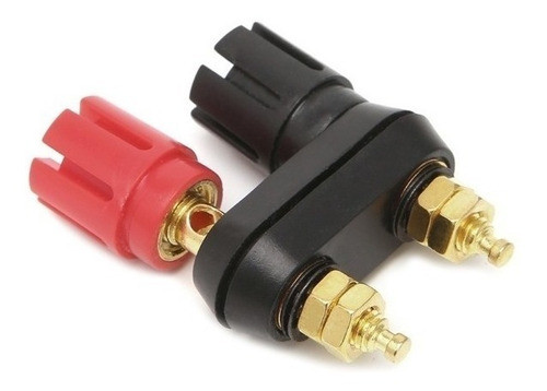 Bornes Jack Borne Banana Hembra 15a Doble Rojo Negro Audio 1